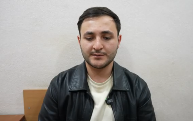 В Баку задержан пьяный водитель, повредивший светофор-ВИДЕО