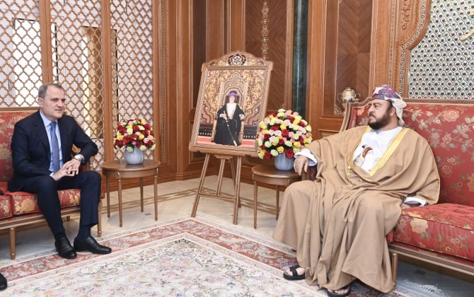 Ceyhun Bayramov Oman Sultanlığının Dövlət Şurasının sədri ilə görüşüb - FOTO