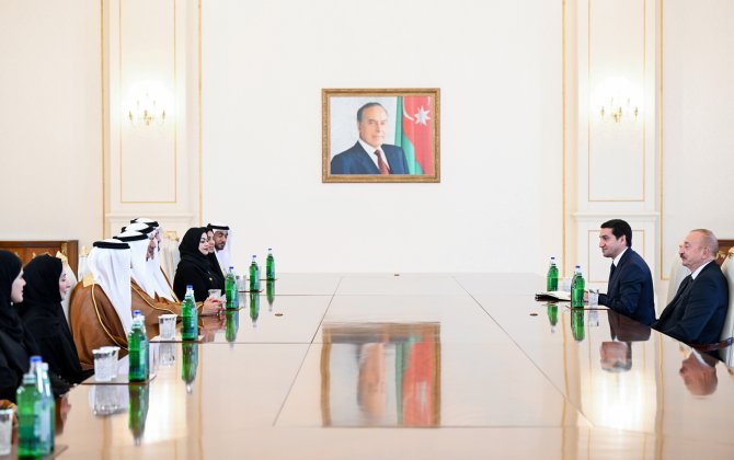 Алиев принял делегацию ОАЭ