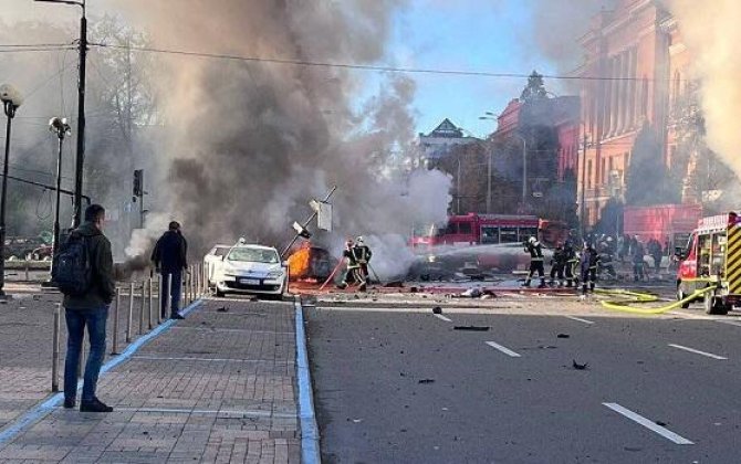 Zaporojyedə partlayışlar baş verdi