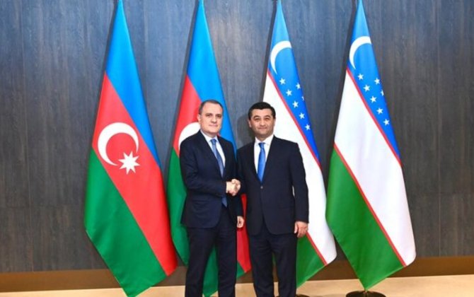 Ceyhun Bayramov Özbəkistanın xarici işlər naziri ilə görüşüb - YENİLƏNİB