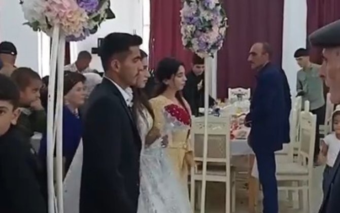 17 yaşlı Əfsanənin yasa dönən toyundan görüntülər - VİDEO