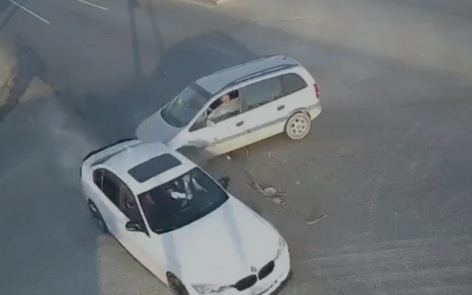 Səhv manevr və yüksək sürət qəzaya səbəb oldu - ANBAAN VİDEO