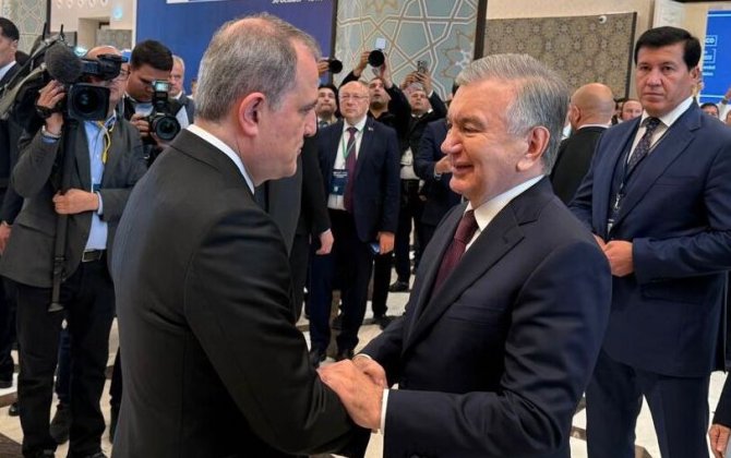 Байрамов встретился с Мирзиёевым в Самарканде