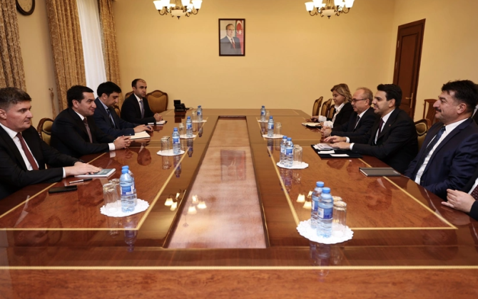 TİKA sədri Hikmət Hacıyevlə görüşüb