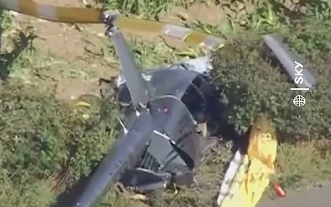 В результате крушения вертолета в Британии один человек погиб, трое ранены