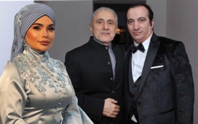 Fərqanə Qasımova 19 il əvvəl atası və qudası ilə - FOTO