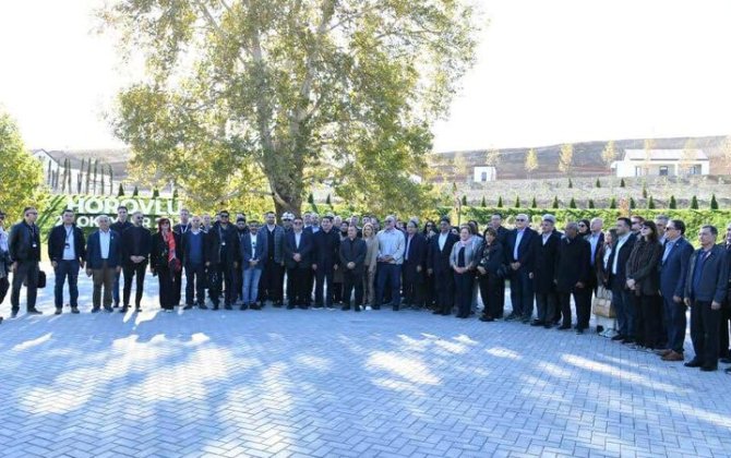 Azərbaycanda akkreditə olunmuş xarici diplomatlar Horovluda oldu - FOTO