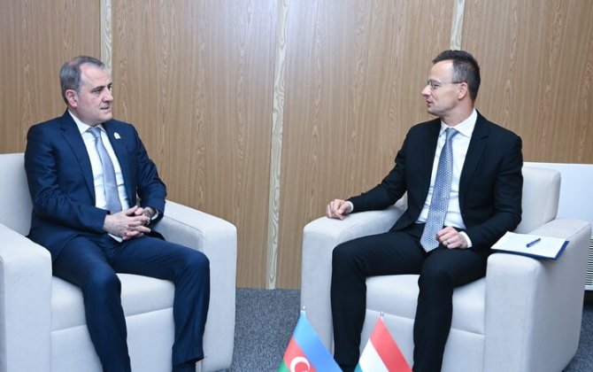 Ceyhun Bayramov macarıstanlı həmkarı ilə görüşdü - YENİLƏNİB + FOTO