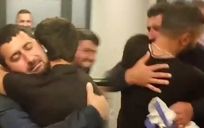 Monteneqroda sərbəst buraxılan Yaqub belə qarşılandı - VİDEO