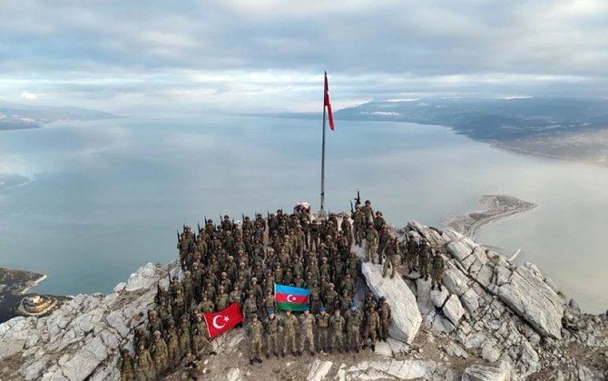 Türkiyədə Azərbaycan hərbçilərinin iştirakı ilə keçirilən kurs başa çatdı - FOTO
