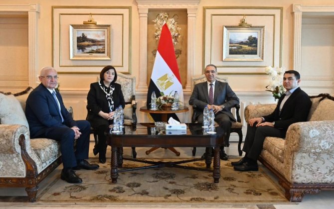 Сахиба Гафарова находится с визитом в Египте-ФОТО