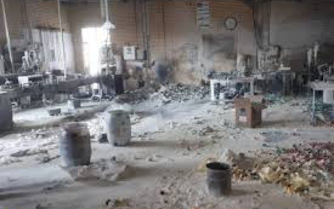 В Иране произошел пожар в цехе по заправке и продаже сжиженного газа