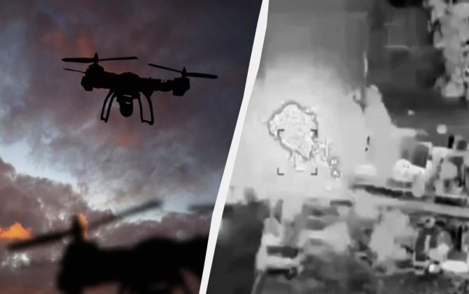 Ukraynanın dronları işğal altındakı ərazilərdə Rusiyanın anbarlarına və bazalarına zərbə endirib