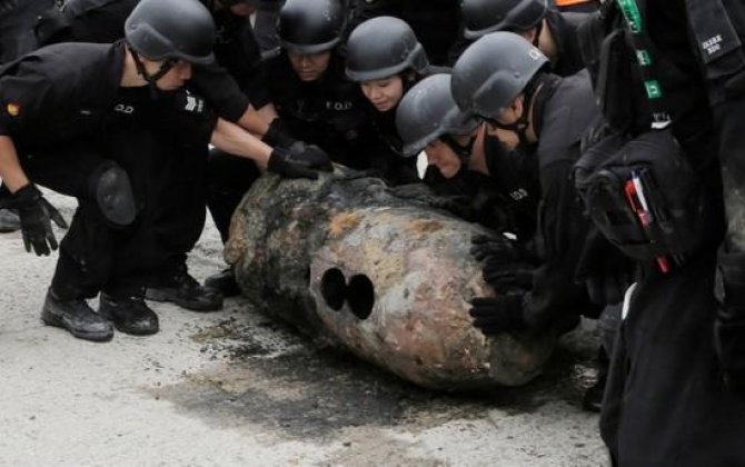 Rusiya sərhədində 250 kiloqramlıq bomba tapıldı