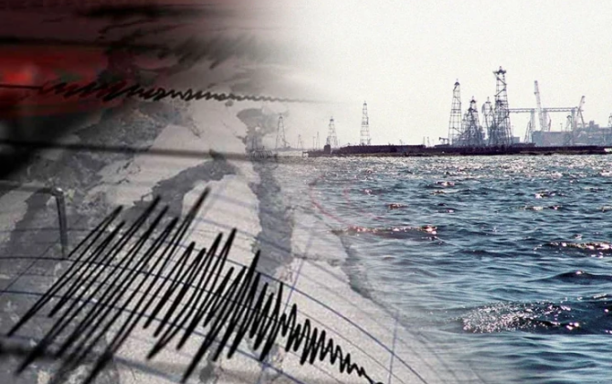 Xəzər dənizində zəlzələ oldu