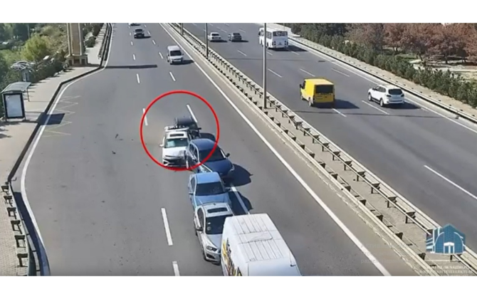Bakıda ani diqqətsizliyin səbəb olduğu qəzaların ANBAAN GÖRÜNTÜLƏRİ
