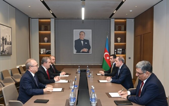 Ceyhun Bayramov Mustafa Desticini qəbul etdi - FOTO