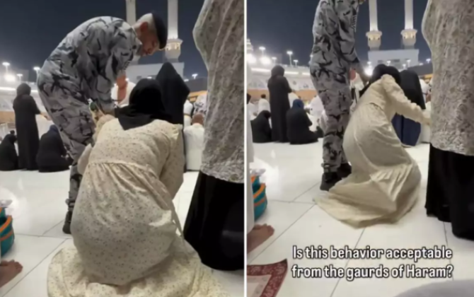 Hər kəs Kəbədəki bu görüntüdən danışır - VİDEO