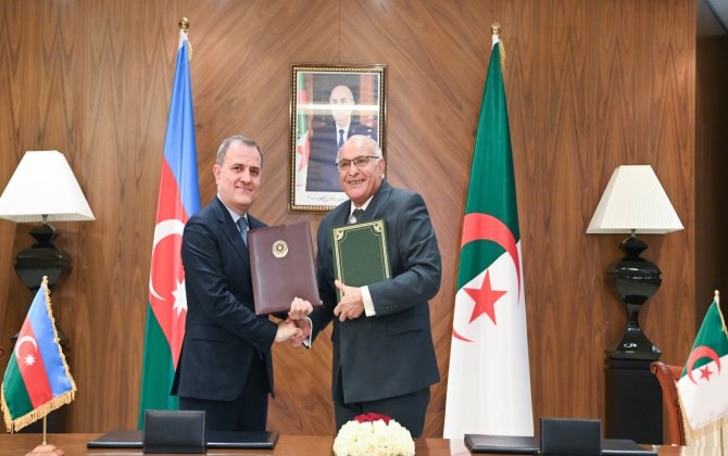 Azərbaycan və Əlcəzair arasında Birgə Komissiyanın yaradılmasına dair Saziş imzalanıb - FOTO - YENİLƏNİB
