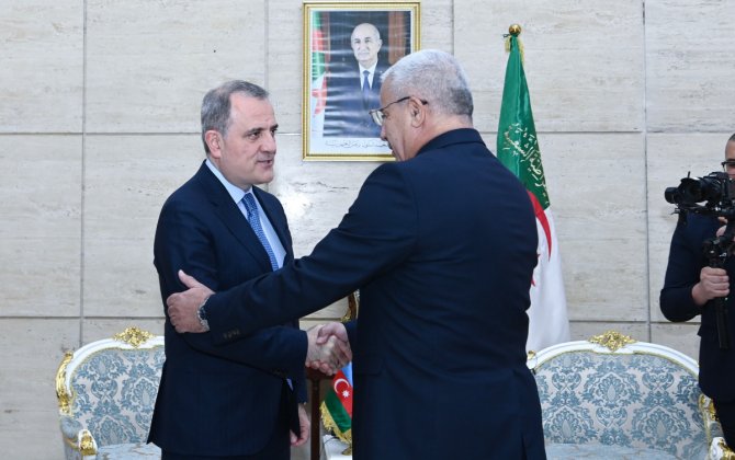 Ceyhun Bayramov Əlcəzair Xalq Milli Assambleyasının sədri ilə görüşüb - FOTO