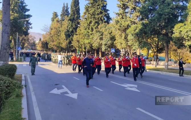 В Ханкенди проходит марш Победы