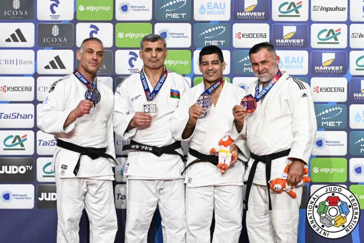 Azərbaycanın veteran cüdoçusu dünya çempionu oldu - FOTO