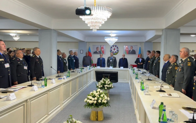 Daxili Qoşunların Hərbi İnstitutunda 