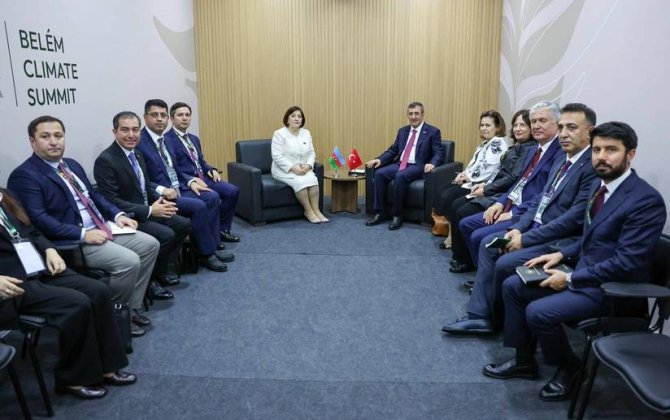 Sahibə Qafarova Cevdet Yılmaz ilə görüşdü