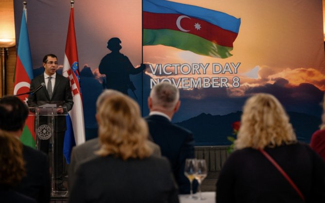 Xorvatiyada Zəfər Günü qeyd olunub - FOTO