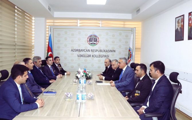 Anar Bağırov Vətən müharibəsi iştirakçısı olan vəkillərlə görüşdü - FOTO