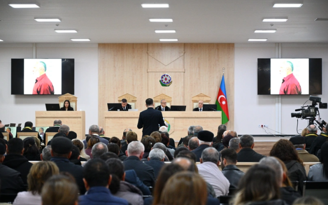 Ermənistan vətəndaşlarının məhkəməsində daha 10 təqsirləndirilən şəxslə bağlı sübutlar elan olunub