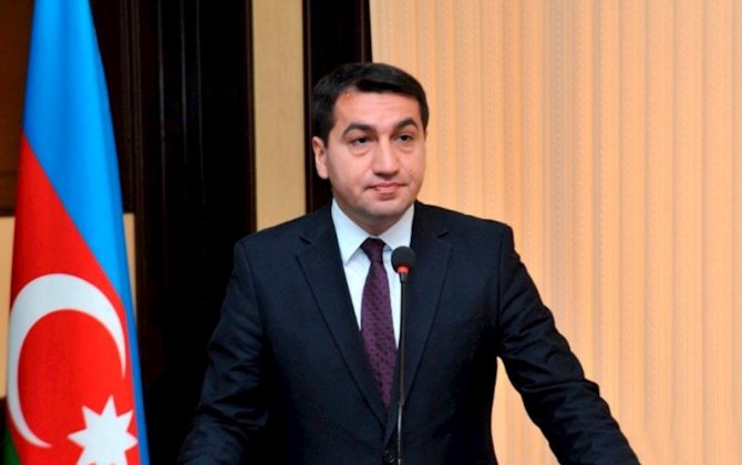 Hikmət Hacıyev hərbi paradla bağlı paylaşım edib - VİDEO