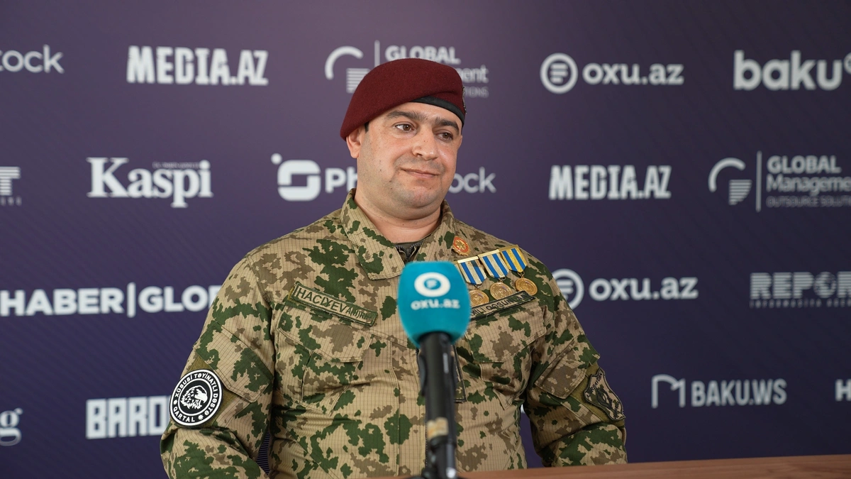 Vətən müharibəsinin xüsusi təyinatlı qazisi: 