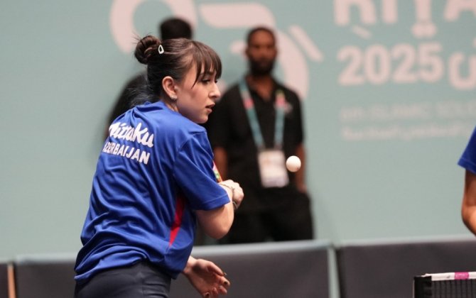 Stolüstü tennis yığmamız İslamiadada 1/4 finala vəsiqə qazandı