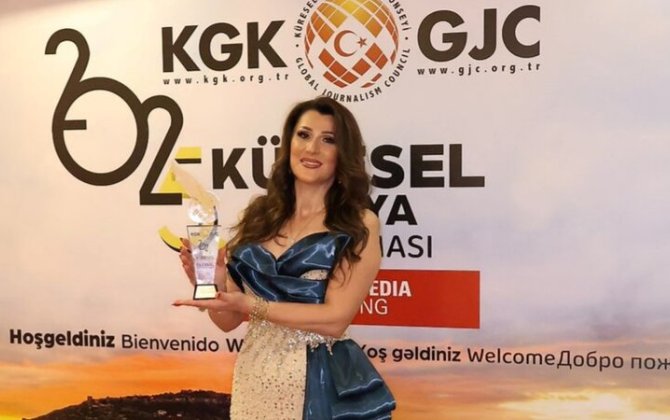 Gülyanaq Məmmədova Türkiyədə mükafata layiq görüldü - FOTO