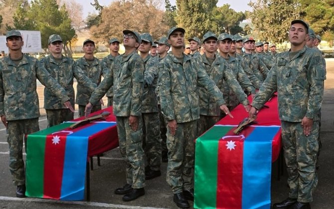 В Азербайджанской Армии состоялись церемонии принесения присяги-ВИДЕО-ФОТО