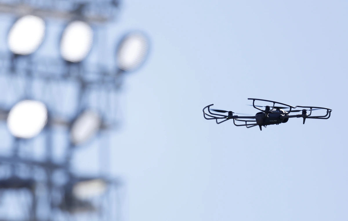 В Бельгии над АЭС 