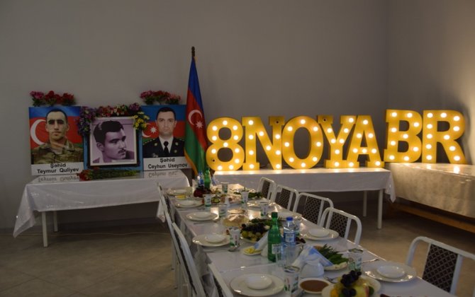 Novxanıda Zəfər Günü münasibətilə bayram süfrəsi təşkil edilib