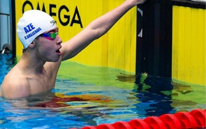 Azərbaycan üzgüçüsü İslamiadada gümüş medal qazanıb