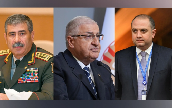 Türkiyə-Gürcüstan və Azərbaycan müdafiə nazirləri müzakirə aparıb