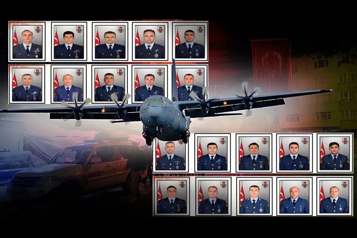Təyyarə qəzasında şəhid olan hərbçilərin cənazələri Türkiyəyə göndəriləcək