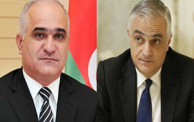 Mqer Qriqoryan Şahin Mustafayevlə son görüşü zamanı 