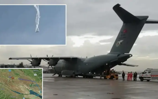 Черный ящик потерпевшего крушение в Грузии самолета турецких ВВС доставлен в Турцию