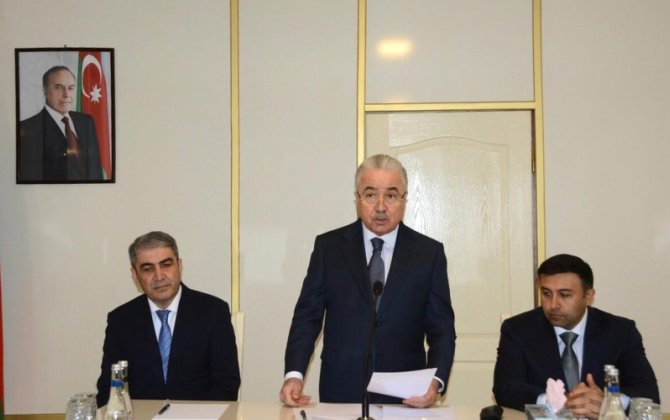 Göyçayın yeni icra başçısı kollektivə təqdim olundu - FOTO