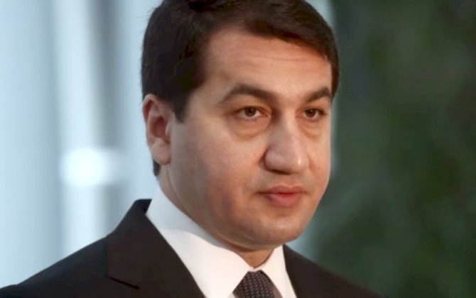 Hikmət Hacıyev Prezidentin Özbəkistanın Milli İnformasiya Agentliyinə müsahibəsi ilə bağlı paylaşım edib