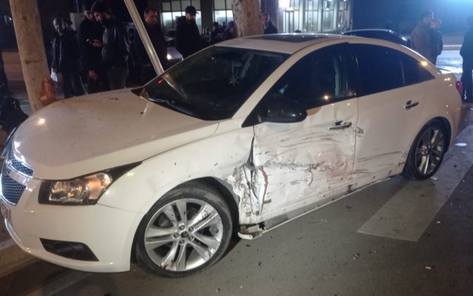 Gəncədə qəza oldu - Xəsarət alan var - FOTO - VİDEO