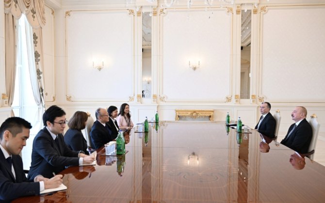 Prezident İlham Əliyev Asiya İnkişaf Bankının nümayəndə heyətini qəbul edib - FOTOLAR