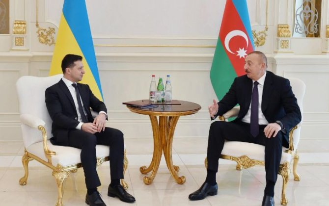 Zelenski Azərbaycan Prezidentinə zəng edib