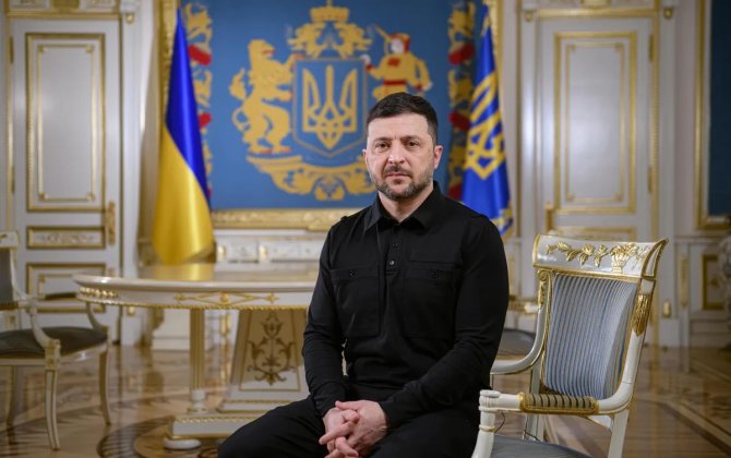 Volodimir Zelenski Azərbaycana humanitar dəstəyi ilə bağlı təşəkkür edib